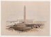 Obelisk of Alexandria commonly called Cleopatra's Needle - David Roberts — artwork view