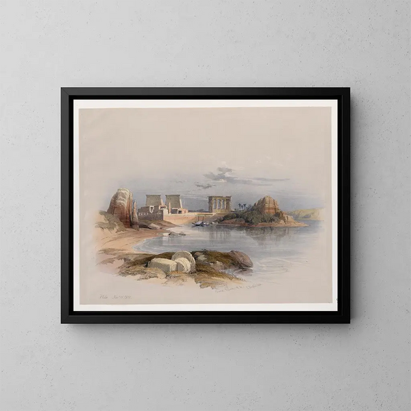 Phil 18 Nov. 1838 - David Roberts — framed artwork on a wall