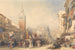 Plaza Real y procesión - David Roberts — vista de la obra