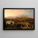 Ruinas del gran templo de Karnak al atardecer - David Roberts — cuadro enmarcado en la pared