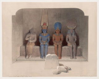 David Roberts - Sanctuary of the Temple of AbooSimbel Nubia.webp