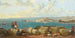 Sidon looking towards the Lebanon mountain range - David Roberts — artwork view