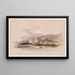 Temple of Kalabshee (Kalabsha, Kalbishah), Nubia, Nov. 1838 - David Roberts — framed artwork on a wall