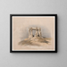 Templo de Wady Kardassy Qirts en Nubia - David Roberts — cuadro enmarcado en la pared