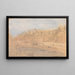 L'Alcazaba desde el muelle, Málaga - David Roberts — cuadro enmarcado en la pared