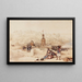La Citadelle de Tanger, Marruecos - David Roberts — cuadro enmarcado en la pared