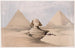 La Gran Esfinge Pirámides de Giza Giza 17 de julio de 1839 - David Roberts — vista de la obra