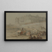 El Palacio Real de Madrid 1832 - David Roberts — cuadro enmarcado en la pared