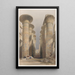 Reproducción del cuadro Thèbes Gran Sala en Karnak 28 de noviembre de 1838 - David Roberts
