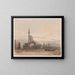 Tombeaux de los califas del Cairo - David Roberts — cuadro enmarcado en la pared