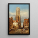 Reproduction of the painting of the Saint Rombouts Church Tower in Mechelen - David Roberts
