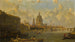 View from Waterloo Bridge embracing Saint-Paul, Somerset House, and Temple - David Roberts — artwork view