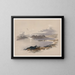 Wadi Dabod, Nubia, 16 November 1838 - David Roberts — framed artwork on a wall