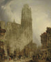 the West Facade of Rouen Cathedral - David Roberts — artwork view