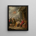 Adoración de los Reyes Magos - David Teniers el Viejo — cuadro enmarcado en la pared