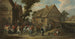 Fiesta de pueblo - David Teniers el Viejo — vista de la obra