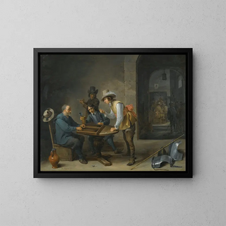 David Teniers The Younger - A Guardroom Scene With TricTrac Players In The Foreground.webp