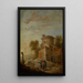 Tarde - David Teniers el Joven — cuadro enmarcado en la pared