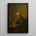 Reproducción del cuadro Una anciana cortando tabaco - David Teniers el Joven