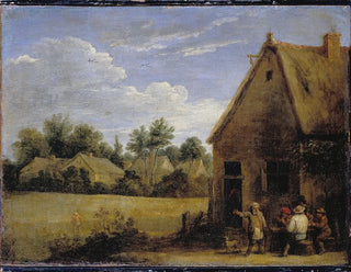 David Teniers The Younger - Cottage with Peasants playing Cards.webp