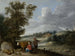 Paisaje con la lechera y el pastor - David Teniers el Joven — vista de la obra