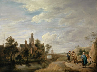 David Teniers The Younger - Landscape with Staffage Figures.webp