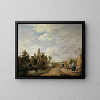 David Teniers The Younger - Landscape with Staffage Figures.webp