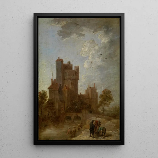 Matin - David Teniers le Jeune — cuadro enmarcado en la pared