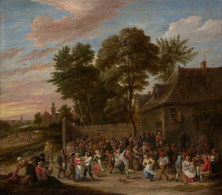David Teniers The Younger - Peasants Dancing and Feasting.webp