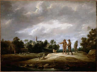 David Teniers The Younger - Peasants conversing.webp