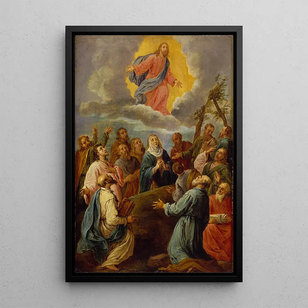 La Ascensión según Leandro Bassano - David Teniers el Joven — cuadro enmarcado en la pared