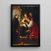 Reproduction of the painting The Mystic Marriage of Saint Catherine after Fetti - David Teniers the Younger