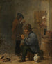 Two peasant smokers by the charcoal fire - David Teniers the Younger — artwork view