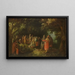Jean-Baptiste prêchant - David Vinckboons — framed artwork on a wall