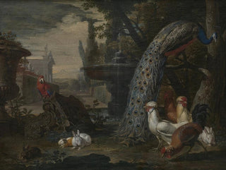 David de Coninck - Animals in a garden.webp