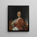 Ulrika Eleonora la Joven 1688-1741 Reina de Suecia - David von Krafft — cuadro enmarcado en la pared