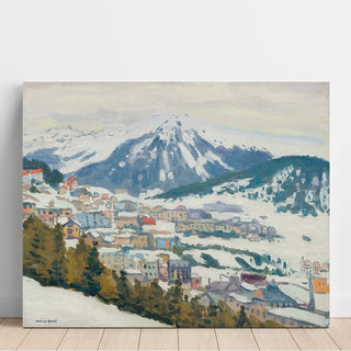 Davos sous la neige par Albert Marquet