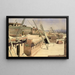 Rue dans le village de Zuni, Nouveau-Mexique - De Lancey Gill — framed artwork on a wall