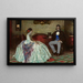 La Toison sombre - Dean Cornwell — framed artwork on a wall