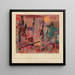 the beginning of construction in the garden - Paul Klee — framed artwork on a wall