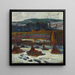 Spring Thaw Painting - Henryk Uziembo — framed artwork on a wall