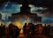 Bivouac painting of Place du Panthéon on the night of December 22 to 23, 1830 - Denis Auguste Marie Raffet — artwork view