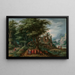 The Judgment of Midas - Denis van Alsloot — framed artwork on a wall