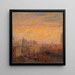 Desde mi ventana de estudio - Carroll Brown — cuadro enmarcado en la pared