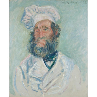 Der Koch Le Chef Père Paul - Claude Monet | Reproduction Tableau Décoration murale affiche copie