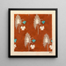 Reproduction of the painting Design floral for textile printed, Pl XLII - Anonymous