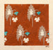 Reproduction of the painting Design floral for textile printed, Pl XLII - Anonymous