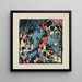 Design for the woodcut Archer - Wassily Kandinsky — framed artwork on a wall
