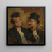 Dos abogados - Honoré Daumier — cuadro enmarcado en la pared