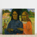Reproducción del cuadro Dos mujeres - Paul Gauguin